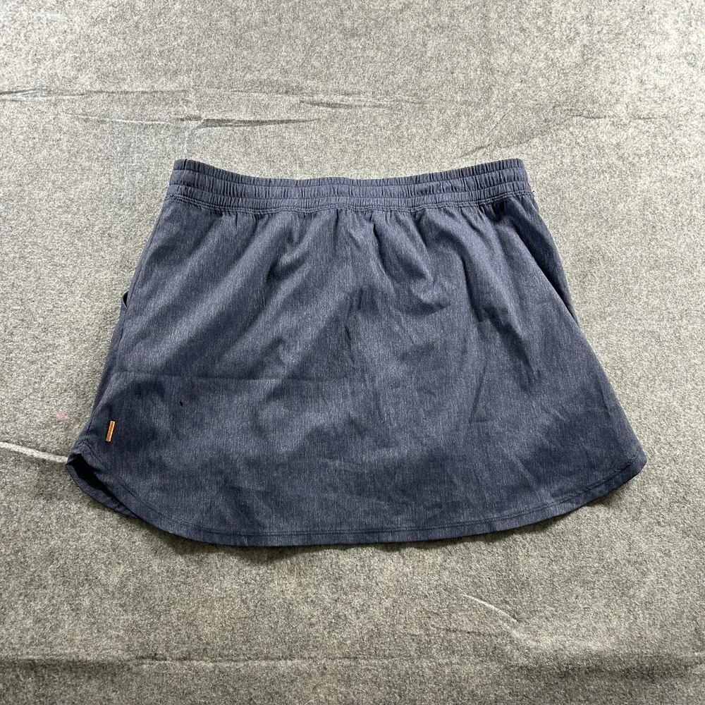 Lucy Activewear Skirt Womens Small Mini Nylon Stretch Athletic Blue